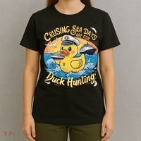 Cruising Sea Days Are For Duck Hunting Cool Cruise Trip T-Shirt thumb 4