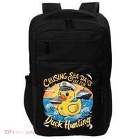Cruising Sea Days Are For Duck Hunting Cool Cruise Trip Impact Tech Backpack thumb 0
