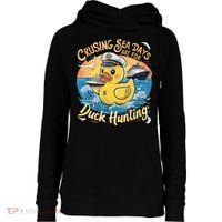 Cruising Sea Days Are For Duck Hunting Cool Cruise Trip Womens Funnel Neck Pullover Hood thumb 0