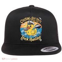 Cruising Sea Days Are For Duck Hunting Cool Cruise Trip Flat Bill Trucker Hat thumb 0