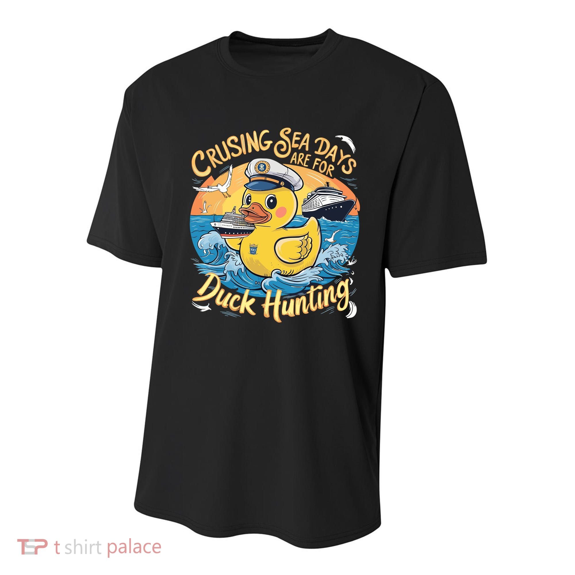 Cruising Sea Days Are For Duck Hunting Cool Cruise Trip Youth Performance Sprint T-Shirt