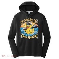 Cruising Sea Days Are For Duck Hunting Cool Cruise Trip Performance Fleece Hoodie thumb 0