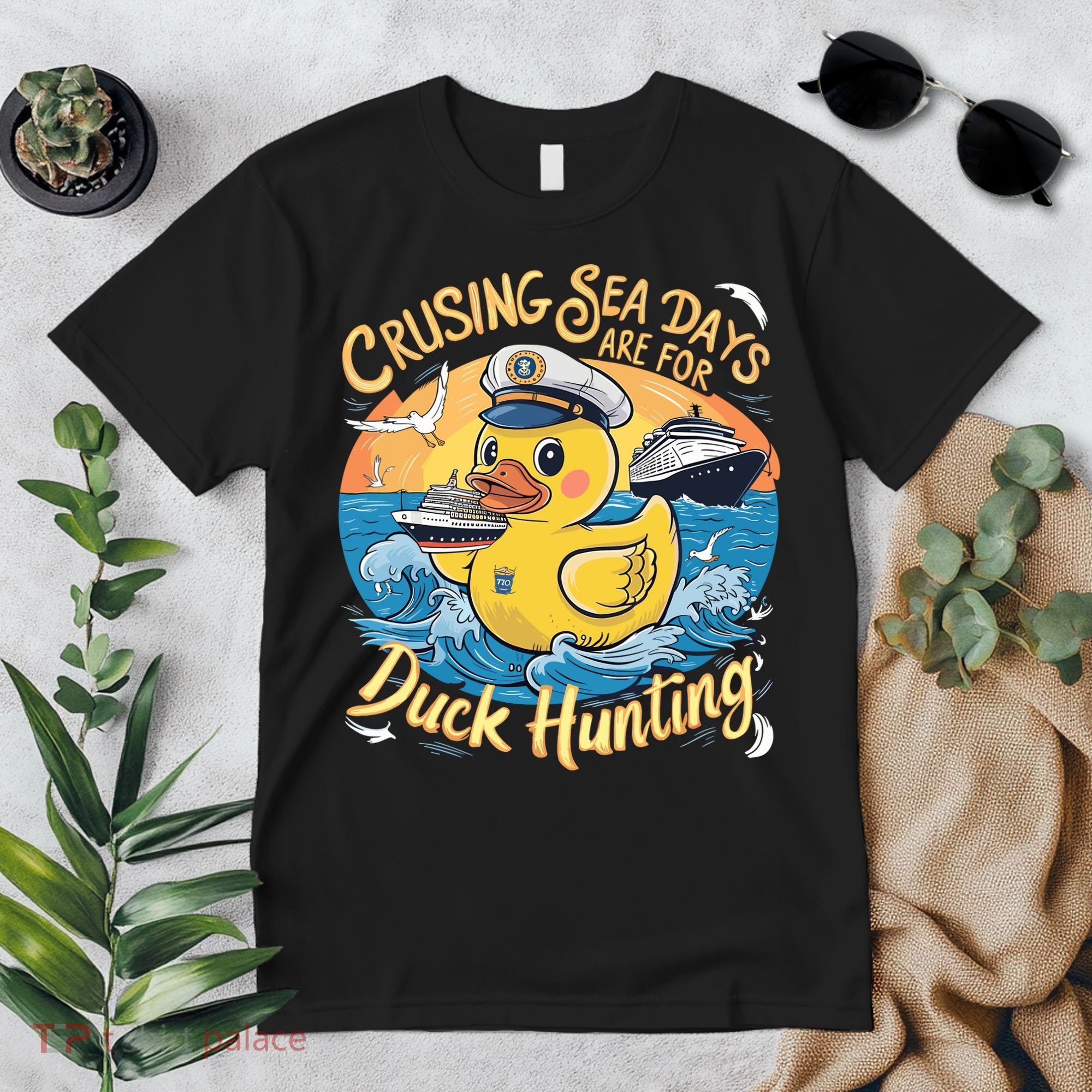 Cruising Sea Days Are For Duck Hunting Cool Cruise Trip Premium T-Shirt