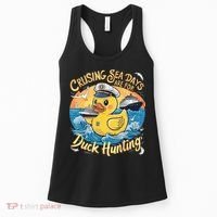 Cruising Sea Days Are For Duck Hunting Cool Cruise Trip Women's Tank Top thumb 0