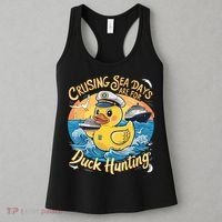 Cruising Sea Days Are For Duck Hunting Cool Cruise Trip Women's Tank Top thumb 3