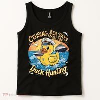 Cruising Sea Days Are For Duck Hunting Cool Cruise Trip Tank Top thumb 2