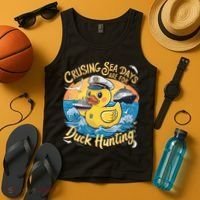 Cruising Sea Days Are For Duck Hunting Cool Cruise Trip Tank Top thumb 4