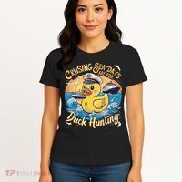 Cruising Sea Days Are For Duck Hunting Cool Cruise Trip Women's T-Shirt thumb 4