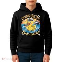 Cruising Sea Days Are For Duck Hunting Cool Cruise Trip Kids Hoodie thumb 4