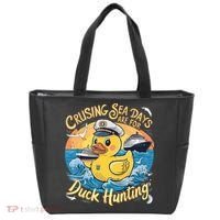 Cruising Sea Days Are For Duck Hunting Cool Cruise Trip Tote Bag thumb 0
