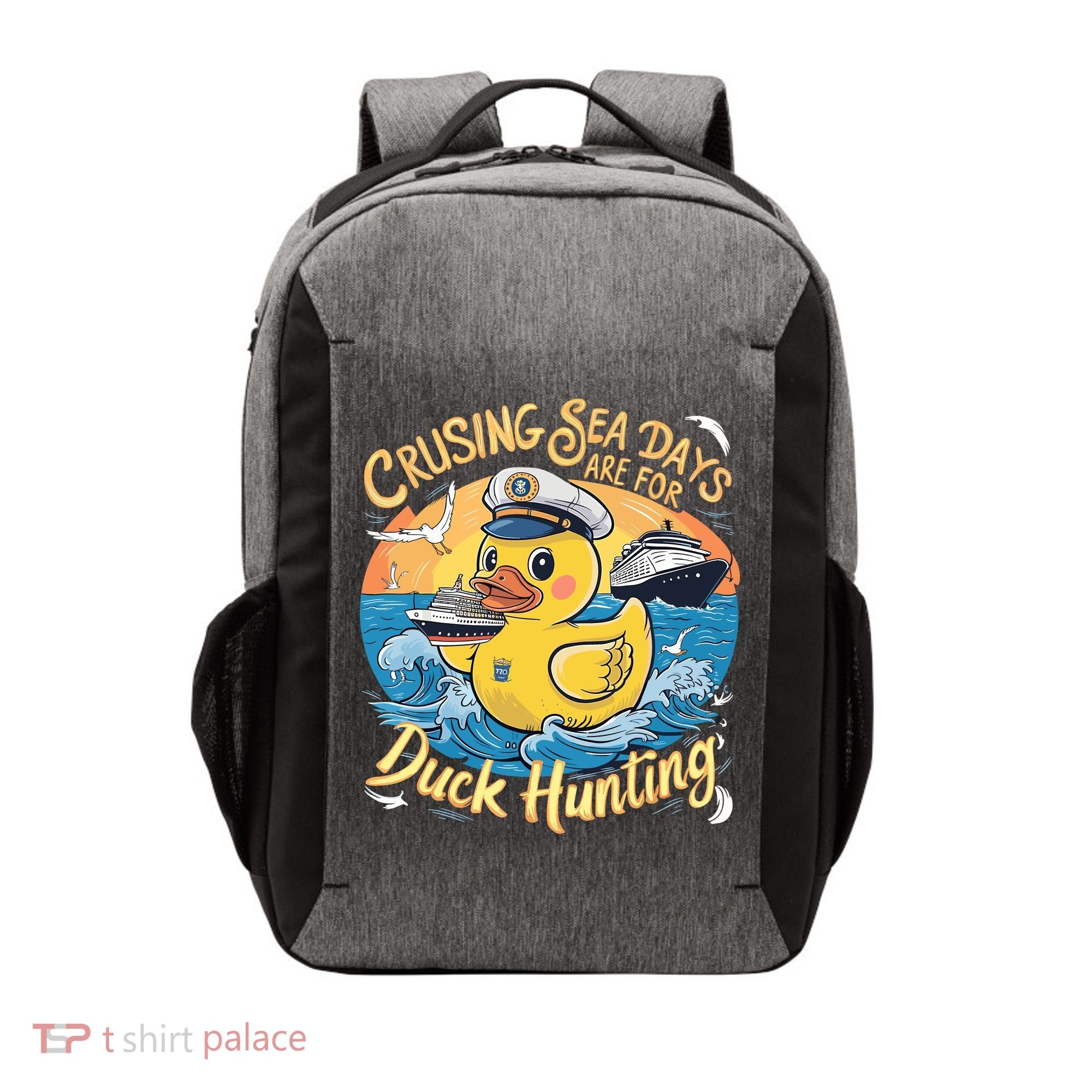 Cruising Sea Days Are For Duck Hunting Cool Cruise Trip Vector Backpack