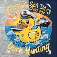 Cruising Sea Days Are For Duck Hunting Cool Cruise Trip Kids Colorblock Raglan Jersey thumb 2