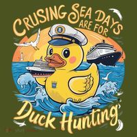 Cruising Sea Days Are For Duck Hunting Cool Cruise Trip The Baniff Cuffed Pom Beanie thumb 2
