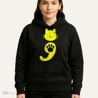 Cat Semicolon Depression Awareness Cat Lover Gift Hoodie thumb 5