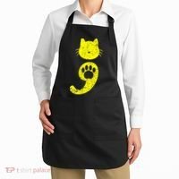 Cat Semicolon Depression Awareness Cat Lover Gift Apron thumb 2