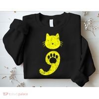 Cat Semicolon Depression Awareness Cat Lover Gift Sweatshirt thumb 2