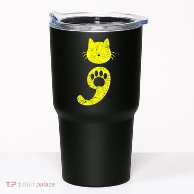 Cat Semicolon Depression Awareness Cat Lover Gift Tumbler
