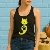 Cat Semicolon Depression Awareness Cat Lover Gift Women's Tank Top thumb 2