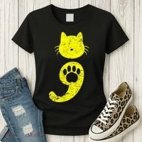 Cat Semicolon Depression Awareness Cat Lover Gift Women's T-Shirt thumb 3