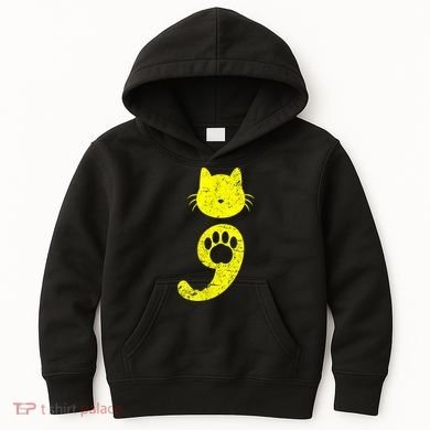 Cat Semicolon Depression Awareness Cat Lover Gift Kids Hoodie