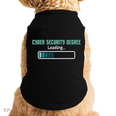 Cyber Security Degree Loading Computer Programmer Hacker Doggie Tank