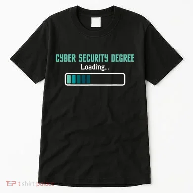 Cyber Security Degree Loading Computer Programmer Hacker Tall T-Shirt