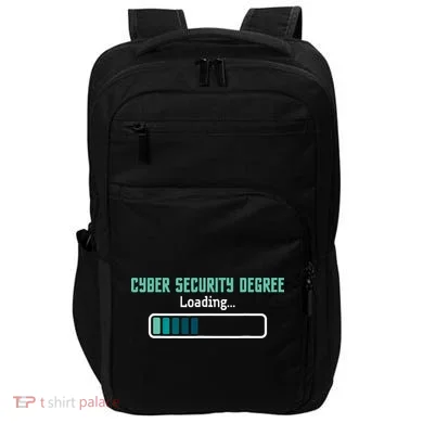 Cyber Security Degree Loading Computer Programmer Hacker Impact Tech Backpack