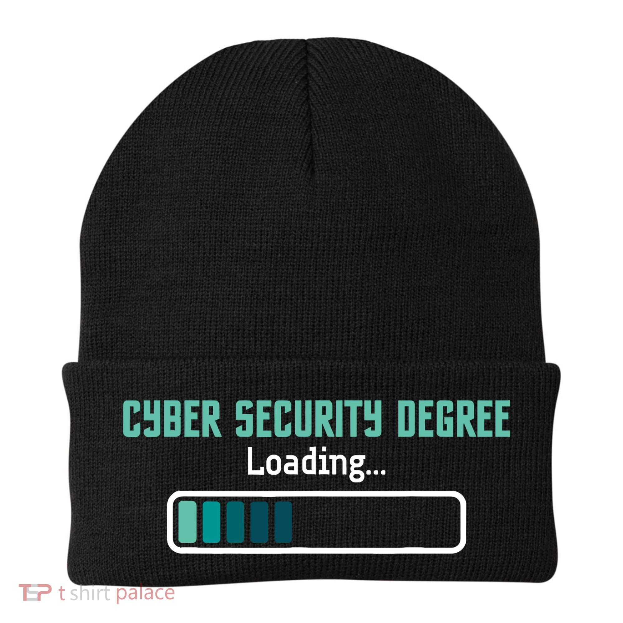Cyber Security Degree Loading Computer Programmer Hacker Beanie