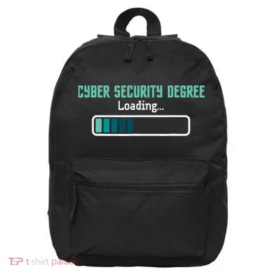 Cyber Security Degree Loading Computer Programmer Hacker 16 in Basic Backpack