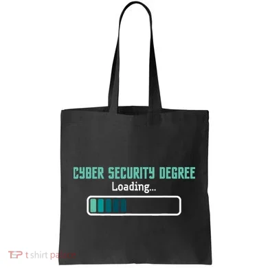 Cyber Security Degree Loading Computer Programmer Hacker Tote Bag