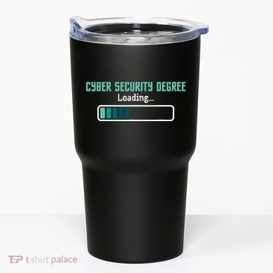 Cyber Security Degree Loading Computer Programmer Hacker Tumbler