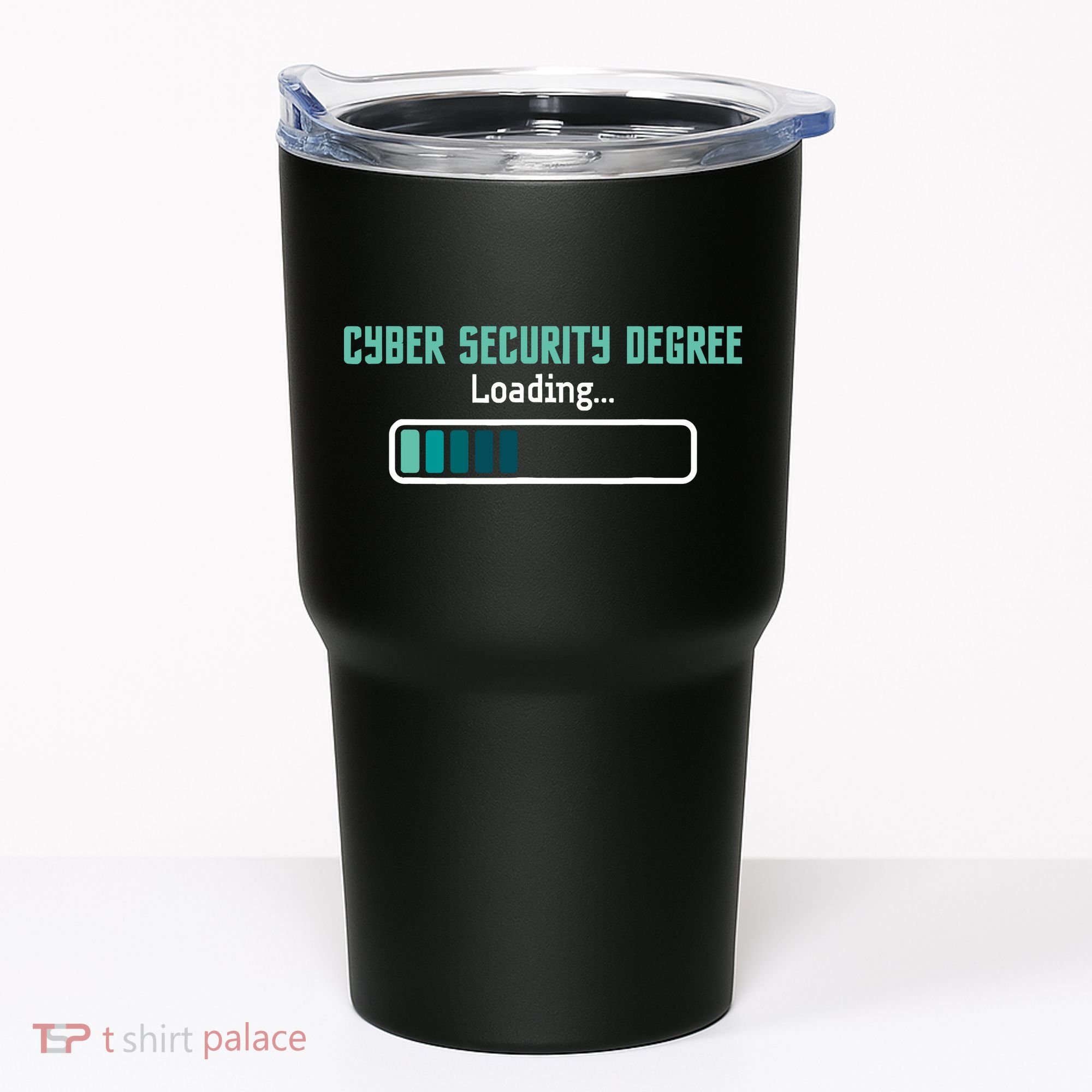 Cyber Security Degree Loading Computer Programmer Hacker Tumbler