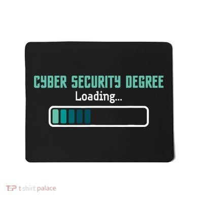 Cyber Security Degree Loading Computer Programmer Hacker Mousepad