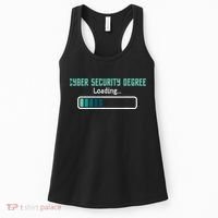 Cyber Security Degree Loading Computer Programmer Hacker Women's Tank Top thumb 0