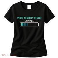 Cyber Security Degree Loading Computer Programmer Hacker Women's T-Shirt thumb 0