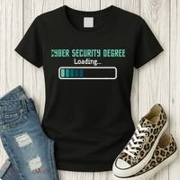 Cyber Security Degree Loading Computer Programmer Hacker Women's T-Shirt thumb 3