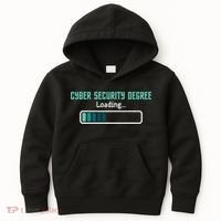 Cyber Security Degree Loading Computer Programmer Hacker Kids Hoodie thumb 0