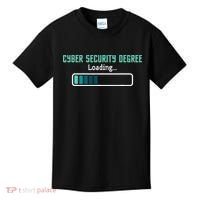 Cyber Security Degree Loading Computer Programmer Hacker Kids T-Shirt thumb 0