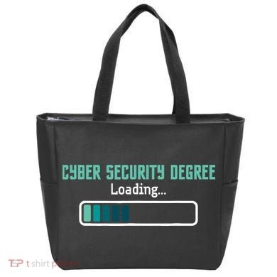 Cyber Security Degree Loading Computer Programmer Hacker Tote Bag