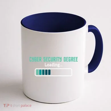 Cyber Security Degree Loading Computer Programmer Hacker Coffee Mug back