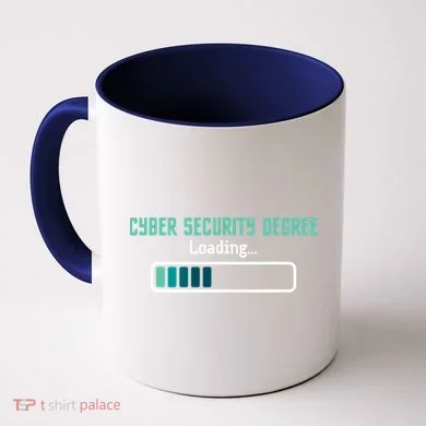Cyber Security Degree Loading Computer Programmer Hacker Coffee Mug