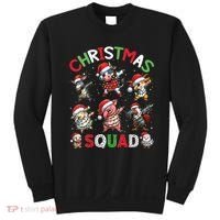 Christmas Squad Dabbing Farm Animals Family Matching Xmas Sweatshirt thumb 0