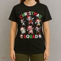 Christmas Squad Dabbing Farm Animals Family Matching Xmas T-Shirt thumb 4