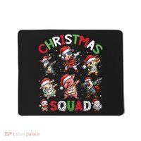 Christmas Squad Dabbing Farm Animals Family Matching Xmas Mousepad thumb 0