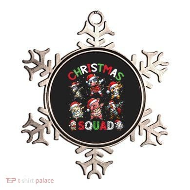 Christmas Squad Dabbing Farm Animals Family Matching Xmas Ornament