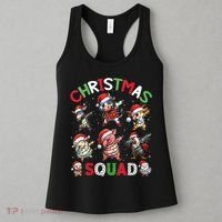 Christmas Squad Dabbing Farm Animals Family Matching Xmas Women's Tank Top thumb 3