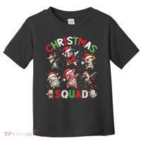 Christmas Squad Dabbing Farm Animals Family Matching Xmas Toddler T-Shirt thumb 0
