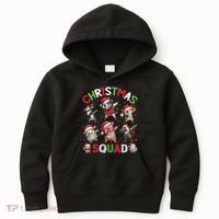 Christmas Squad Dabbing Farm Animals Family Matching Xmas Kids Hoodie thumb 0