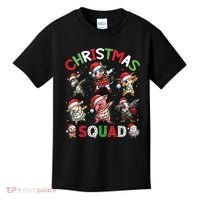 Christmas Squad Dabbing Farm Animals Family Matching Xmas Kids T-Shirt thumb 0