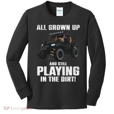 Cool Sxs Design Utv Off Road Ride Sxs Lovers Kids Long Sleeve Shirt